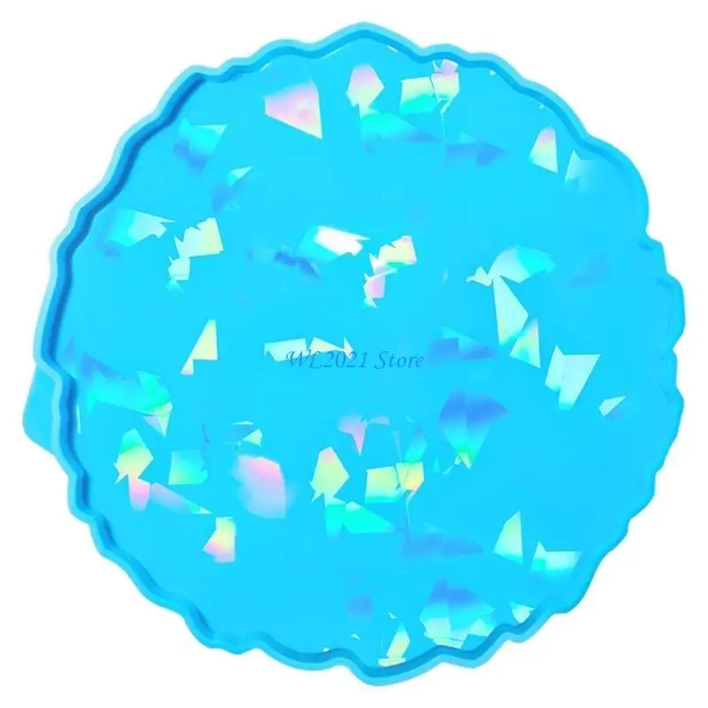 

G5GC Tray Silicone Mold DIY Resin Molds Crystal Epoxy Casting Mold Fruit Plate Tabletop Making Molds Serving Board