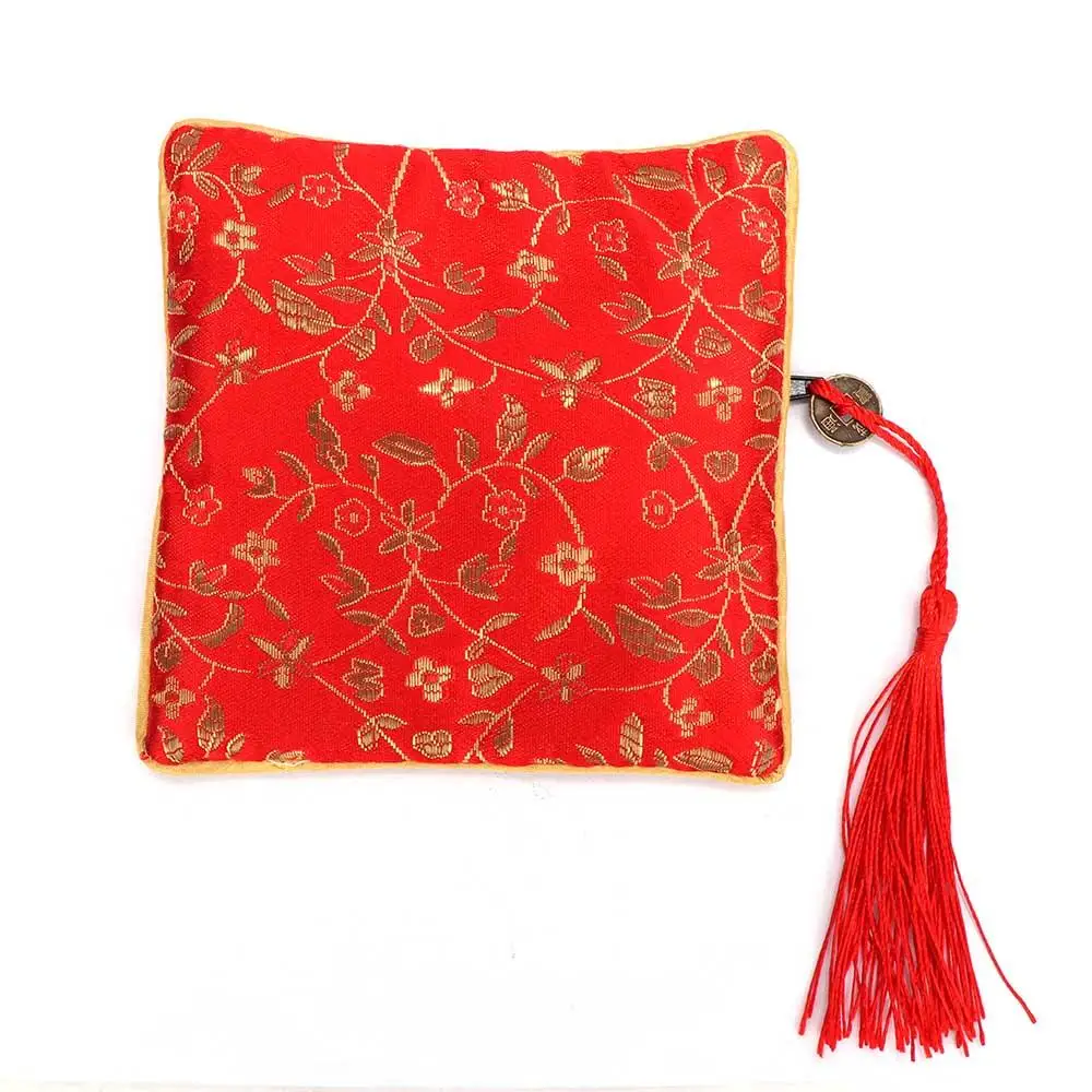 

Буддийская тарелка, квартет, молния, цветочная упаковка, ткань, кошелек с кисточками, сумка для ювелирных изделий, сумки