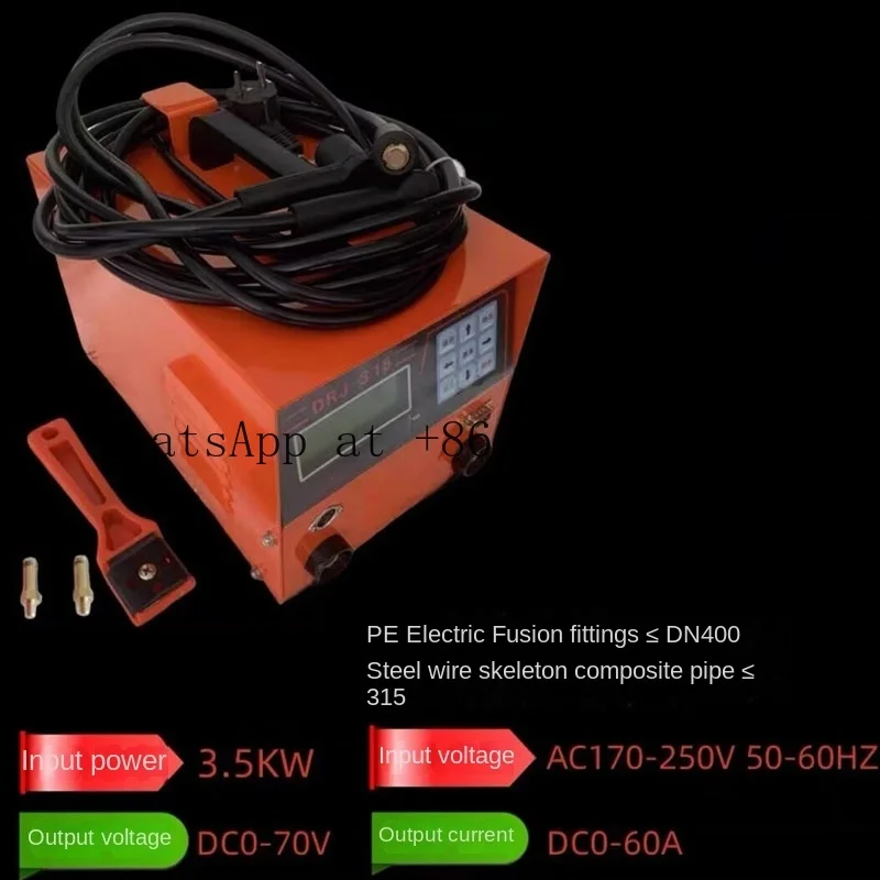 Full Automatic PE Pipe Butt Welding Machine Metal Frame Pipe Welding Equipment for Industrial Construction Lab Use