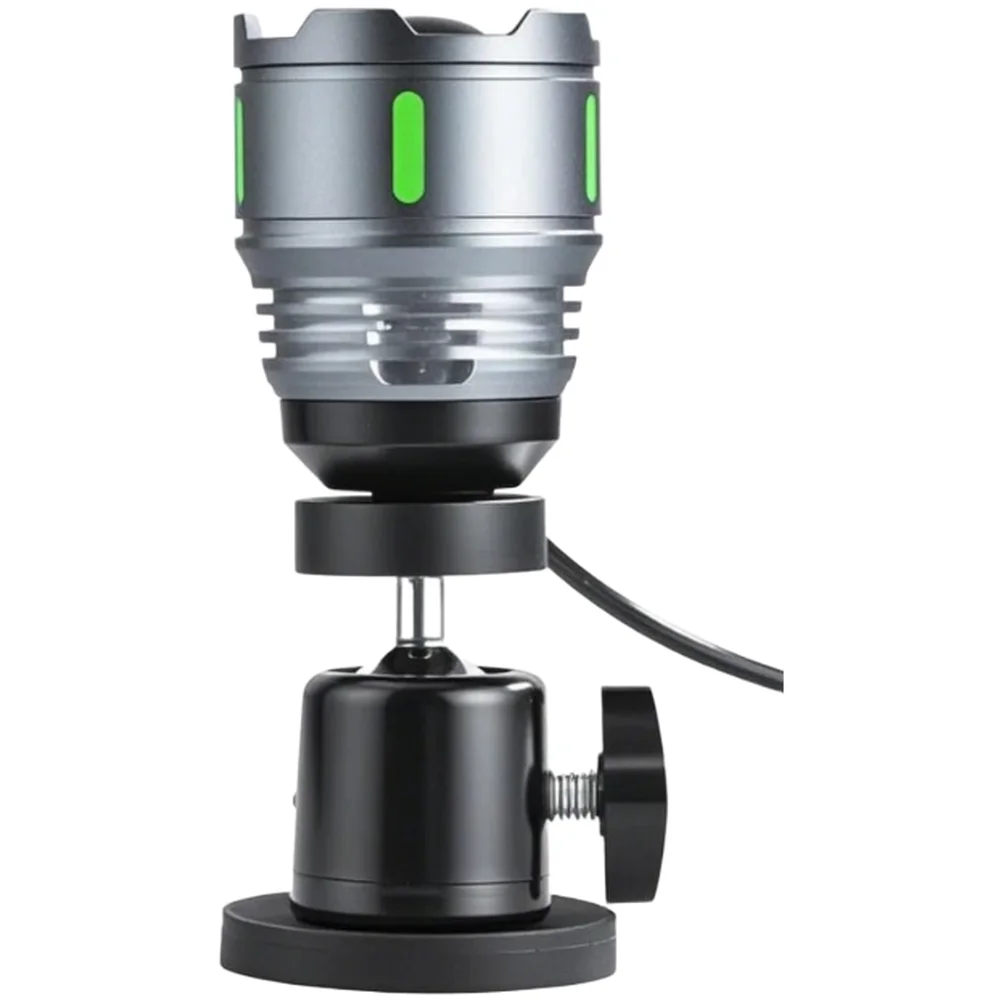 10W LED Magnetic For Night Fishing Light with Adjustable Focus and Multi Color Options for Various Fishing Conditions