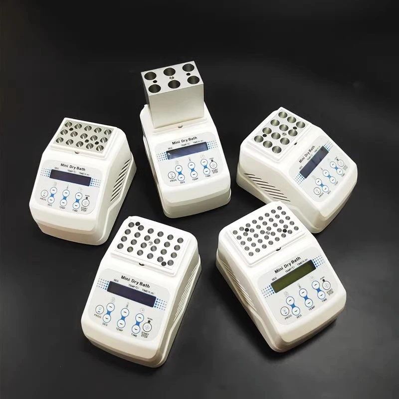 15-tube Test Tube Heater Mini Constant Temperature metal bath Laboratory rapid cooling digital display high and low engineering