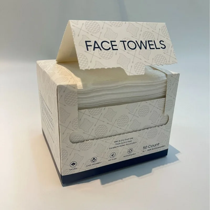 Disposable Cleansing Towels Cleaning Towels Cartons for Face Wiping Large-size Face Towels Thickened Disposable Products
