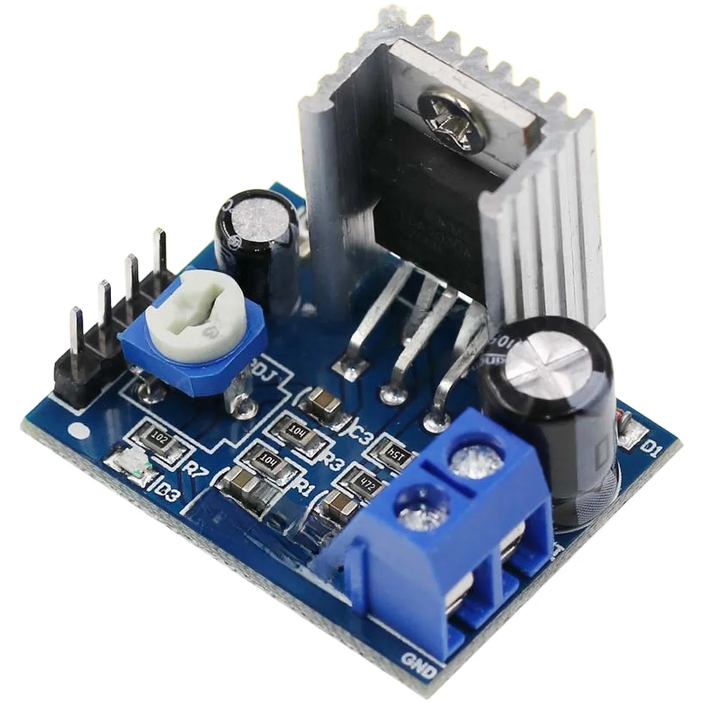 18W Single Channel Audio Module 6-12V Power Board With Adjustable Volume Potentiometer For DIY Speaker Projects Accessory