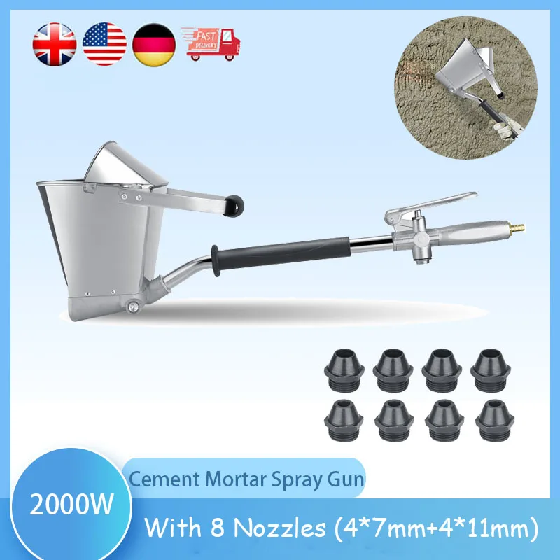 

Cement Malta Spray Gun Gun Hopper Bucket Wall Sprayer Stucco Concrete Stucco Plaster Sprayer Automatic Paint Spraying Machine