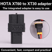 HOTA Integrated Adapter XT60 Female to XT30 Male Model Adapter Model Aircraft Battery Converter