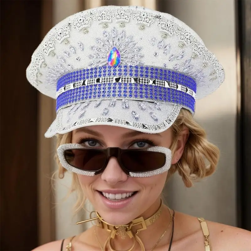 Jeweled Captain schwere Kristallsegner Überraschung Geschenk für Mädchen Jungen Braut für Karnevals Musikfestival
