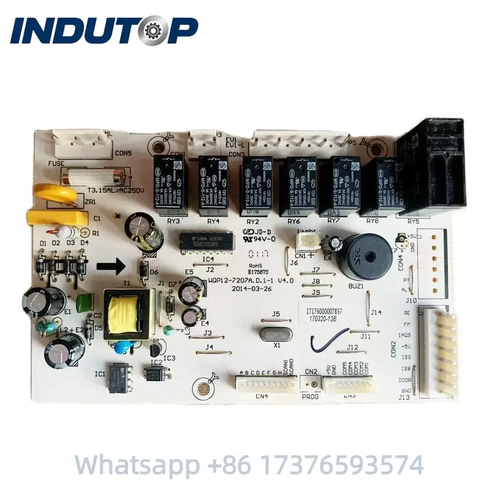 WQP12-7207A.D.1-1 PCB   Programmed Motherboard Control Module For Midea Dishwasher