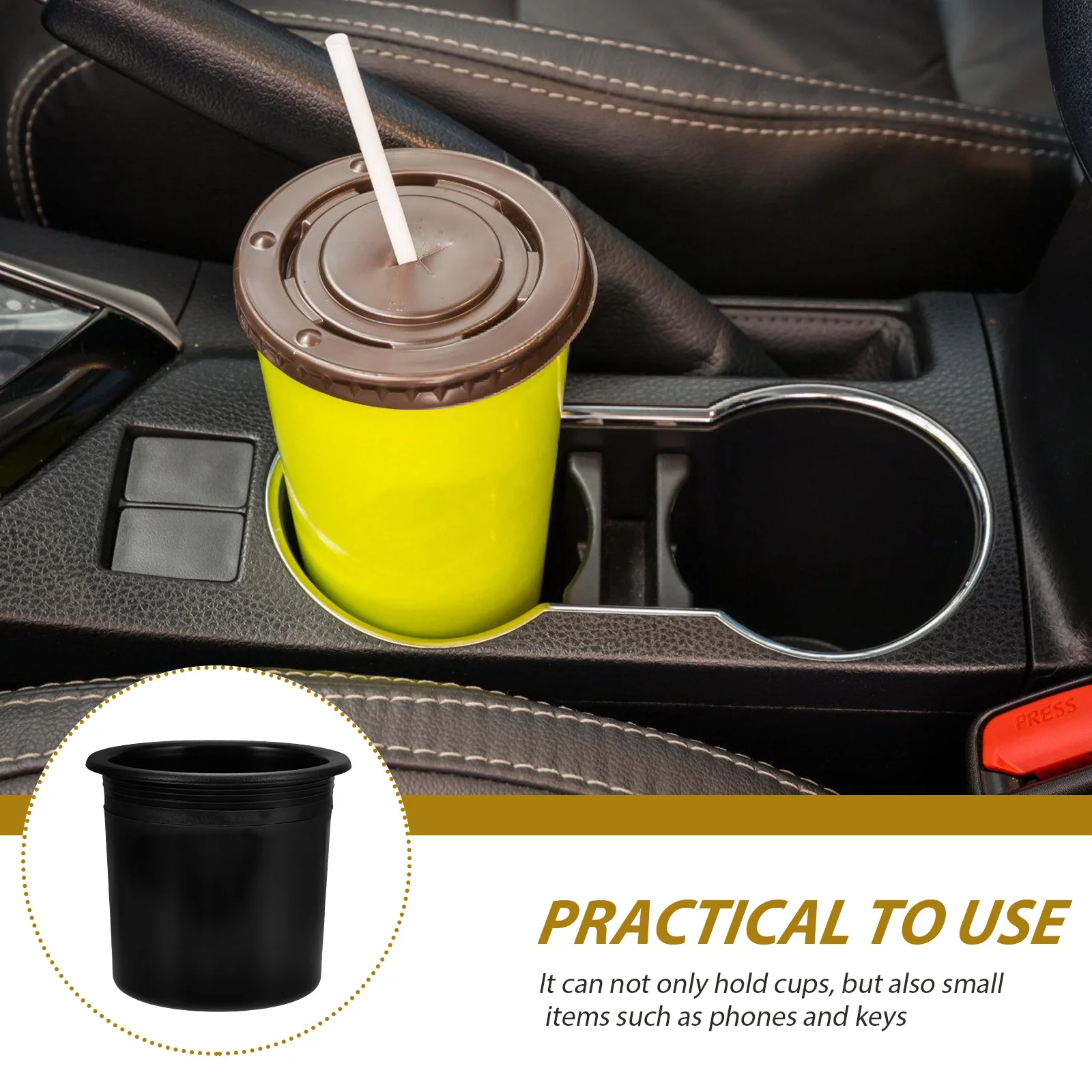 RV Coaster Cup Holder for Car Table Couch Insert Anti Spill Holders Trucks Coffee