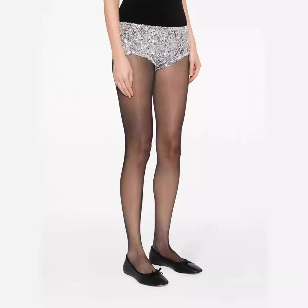 Majestic Glittering Thousand-fold Beauty Underpantsshorts Sexy Elastic Base Layer Feeling Model Maje Same As Zhongquxi