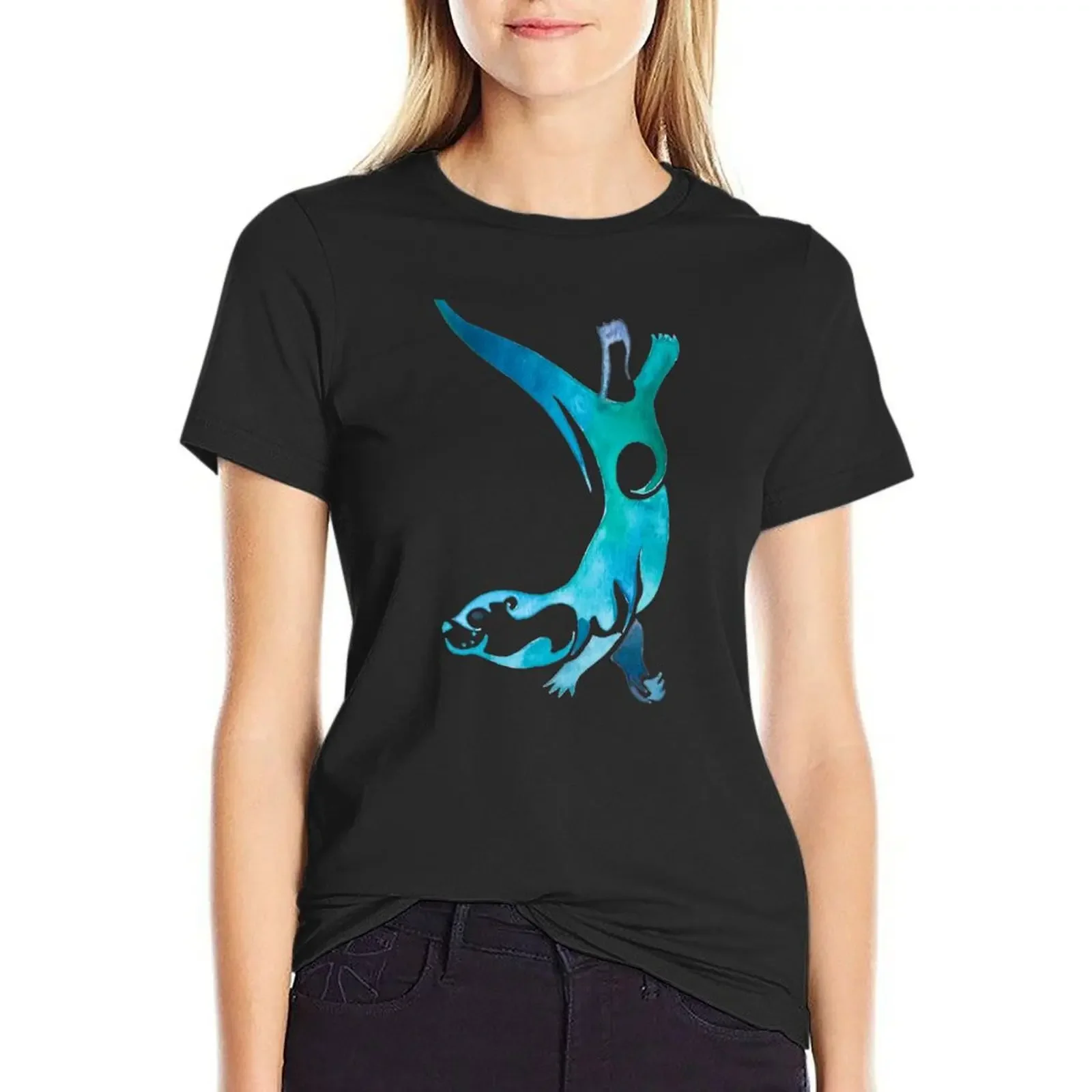 

Otterly Adorable T-Shirt shirts graphic tees aesthetic clothes customizeds workout shirts for Women