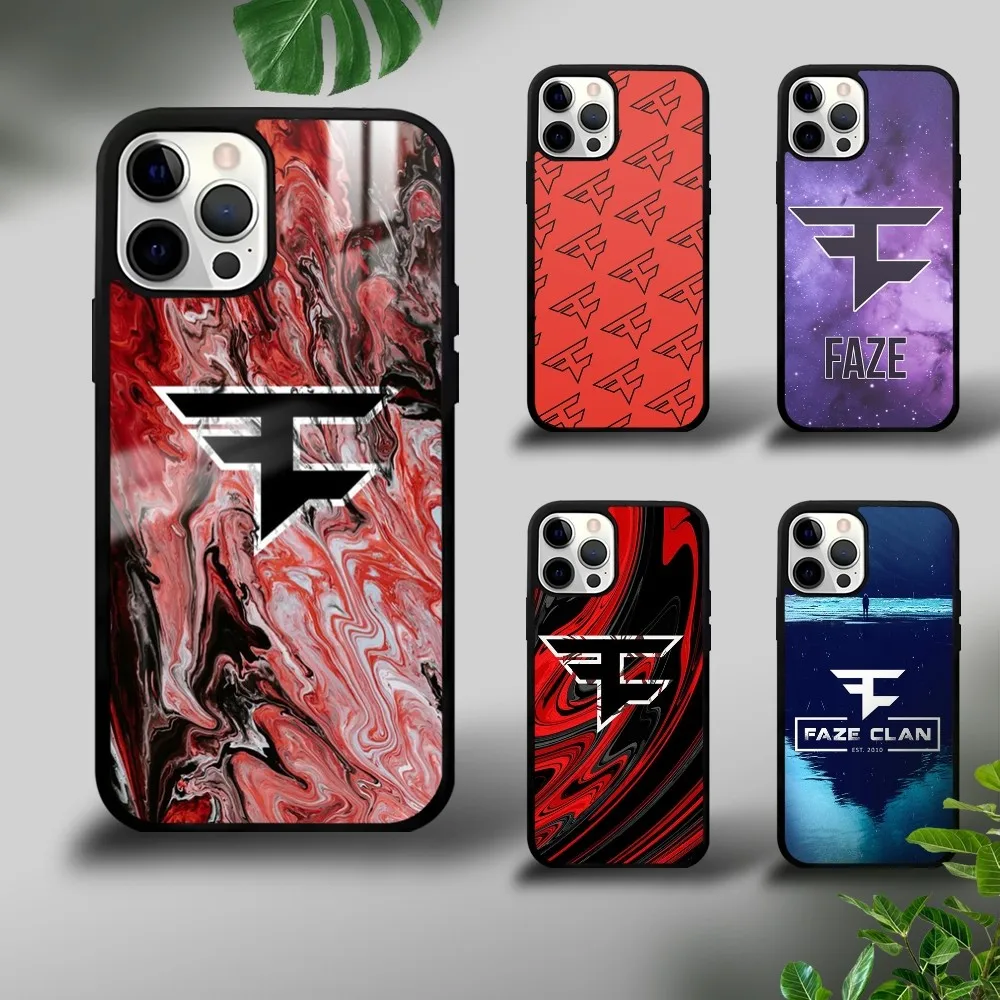 Game F-Faze E-Esports C-Club Phone Case For iPhone 16 15 14 13 12 11 Pro Xs Max Mini Plus Celulares Hard Funda