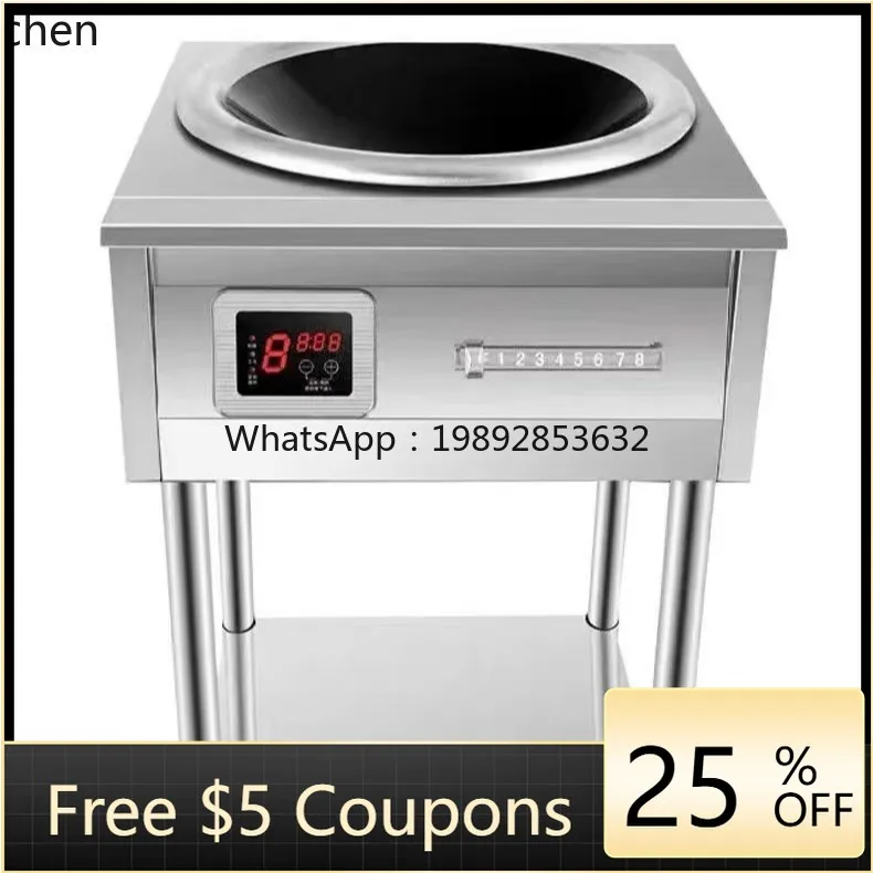 

ABB Commercial High-Power Induction Cooker with Embedded Buttons for Restaurants and Canteens