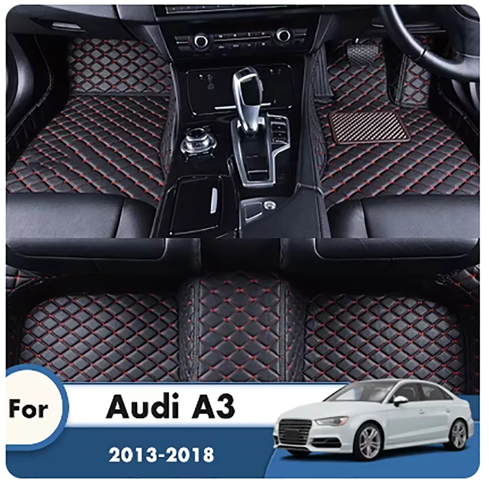 

Автомобильные коврики на заказ для Audi A3, A3L, Seden 2020, 2019, 2018, 2017, 2016, 2015, 2014, 2013, коврики, коврики для автомобильного интерьера, накладки на ножки