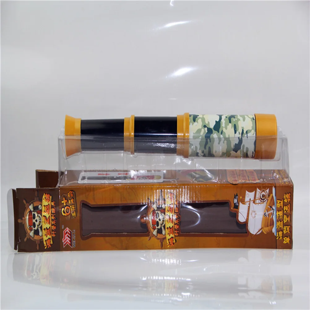 

Camouflage Telescope Pirate Toy Kids Telescopes Plastic Safe Halloween Props Fun Cosplay Accessory Unique Design Biologic Theme