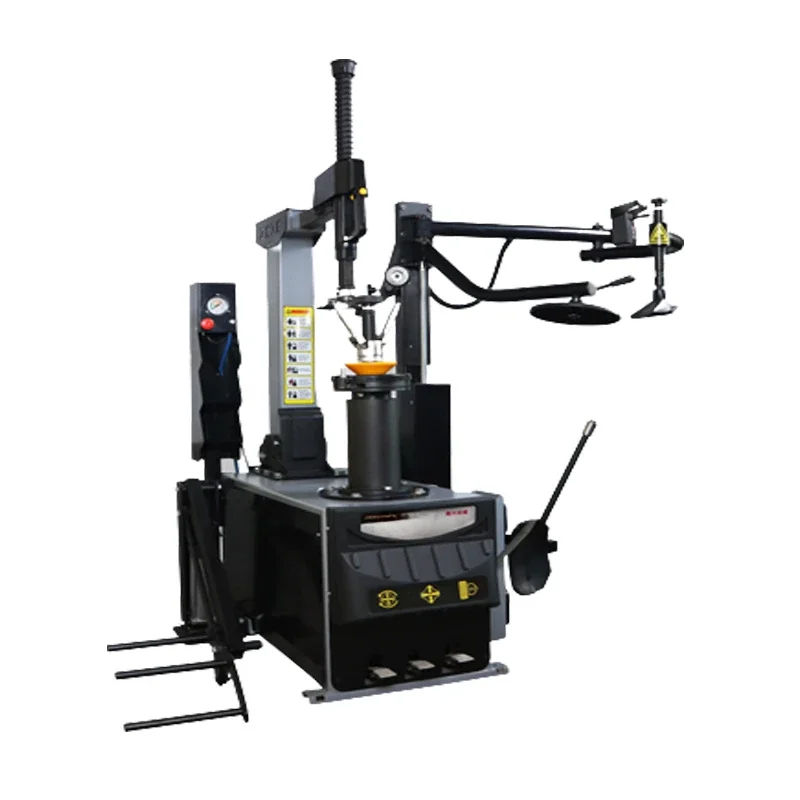 Automatic Car tyre changer machine with tire lifting kit With lean back function tire removal machine