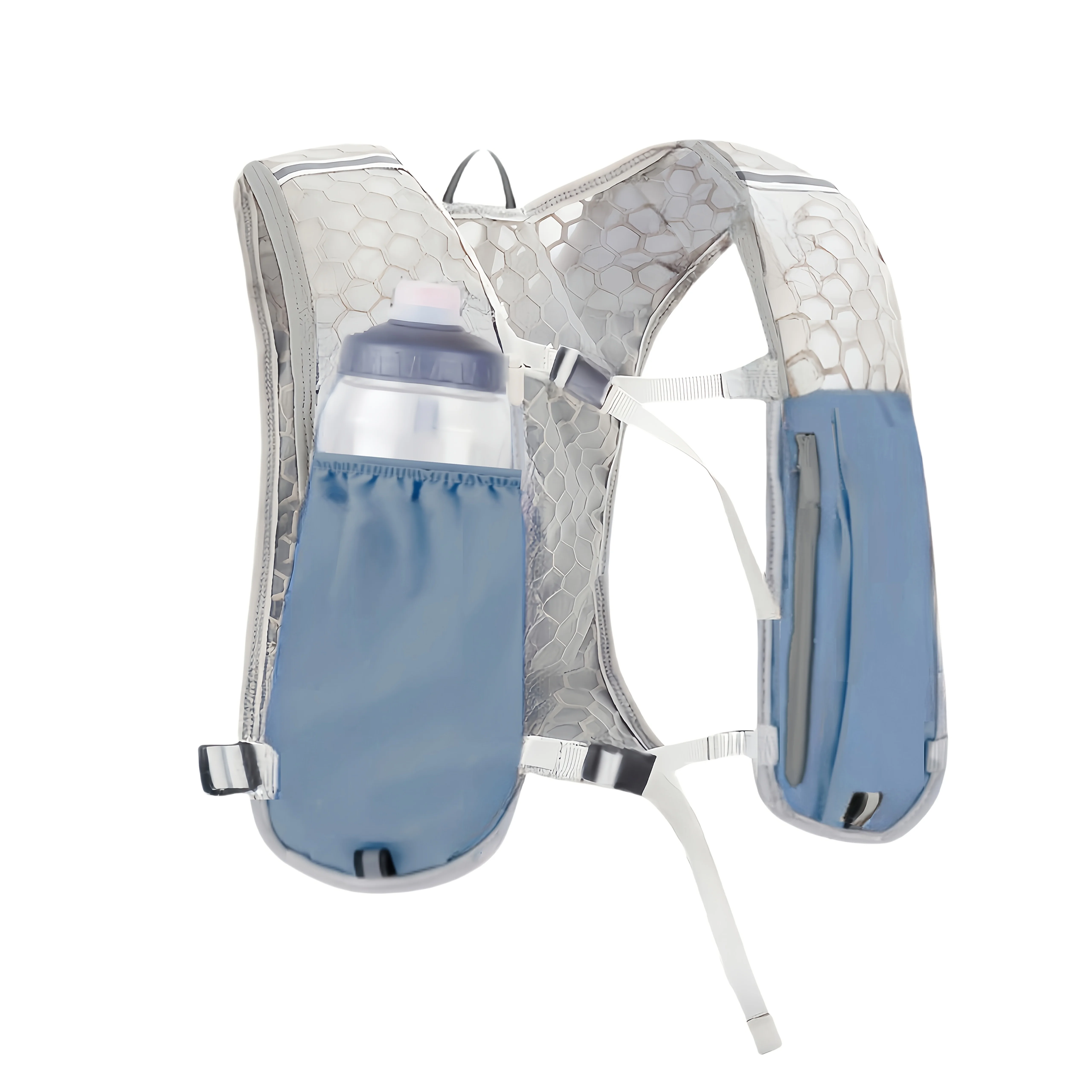 

Ultra-Light Adjustable Sports Vest with Multi-Functional Storage - Breathable Mesh Back Panel, Large Capacity Pockets, Unisex