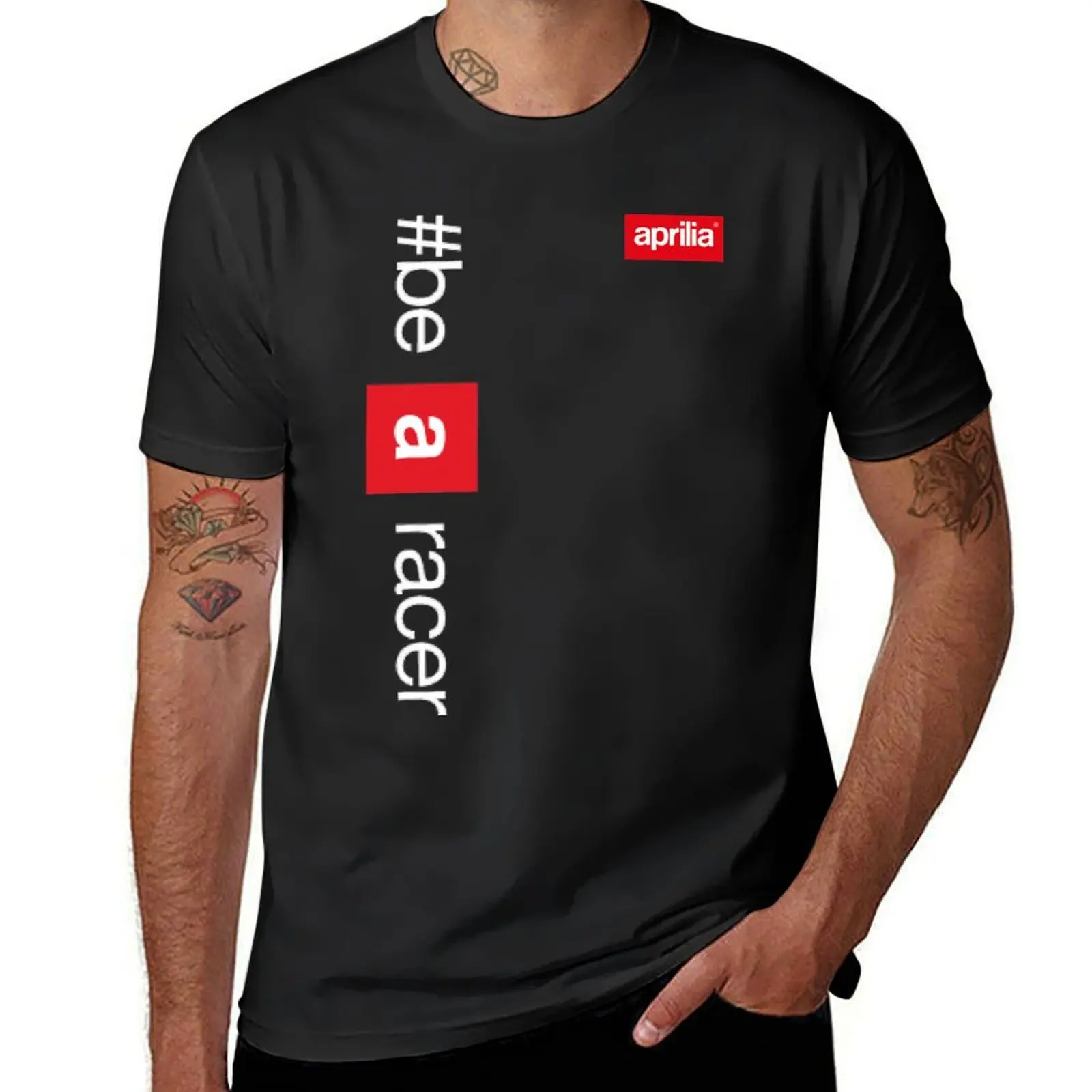 Aprilia be a racer T-Shirt oversized heavyweights cute clothes for a boy mens white t shirts