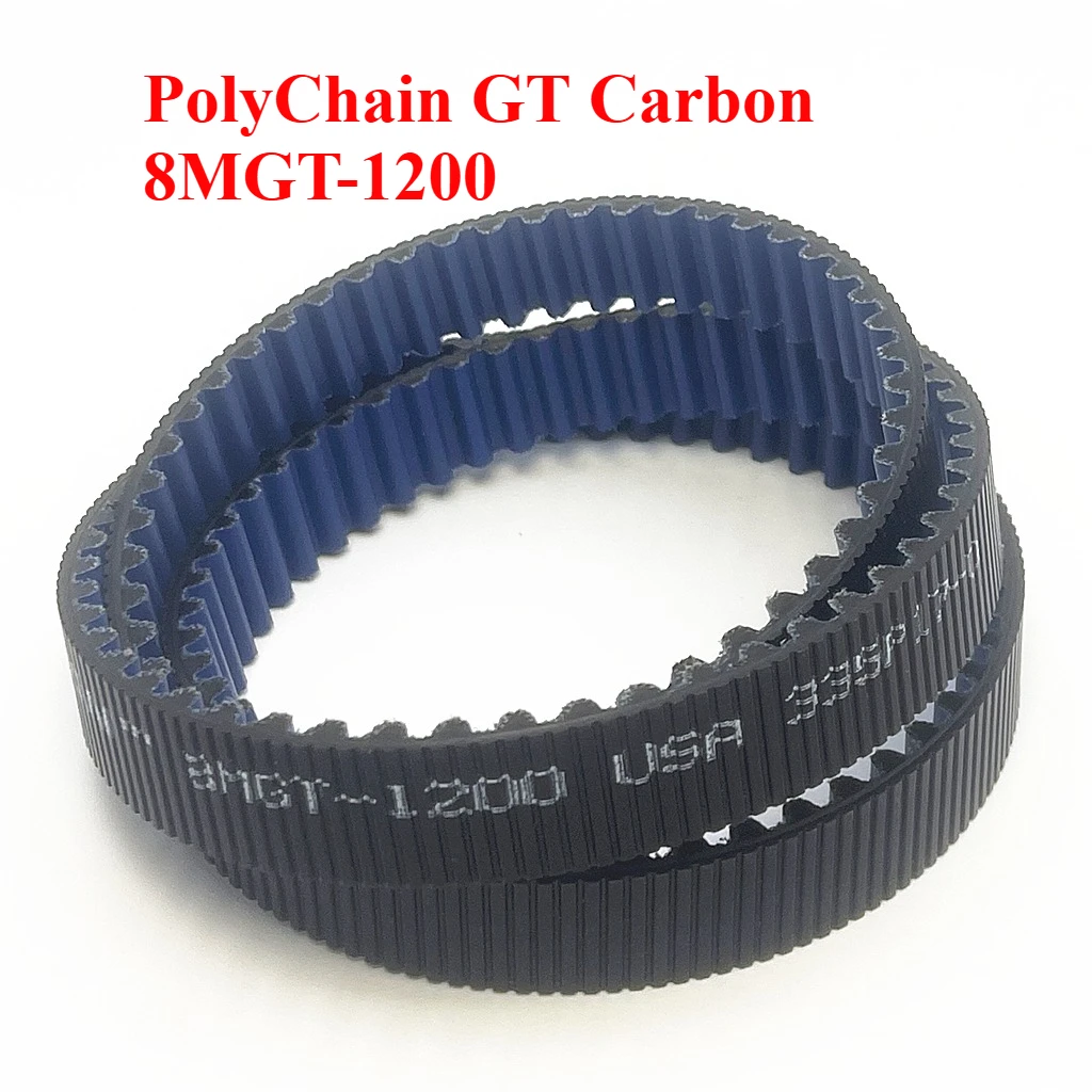 PolyChain GT Carbon 8MGT-1200 150 Zähne Zahnriemen aus Kohlefaser+PU für: Motorräder, Elektroroller, Industriefächer – Detail 5