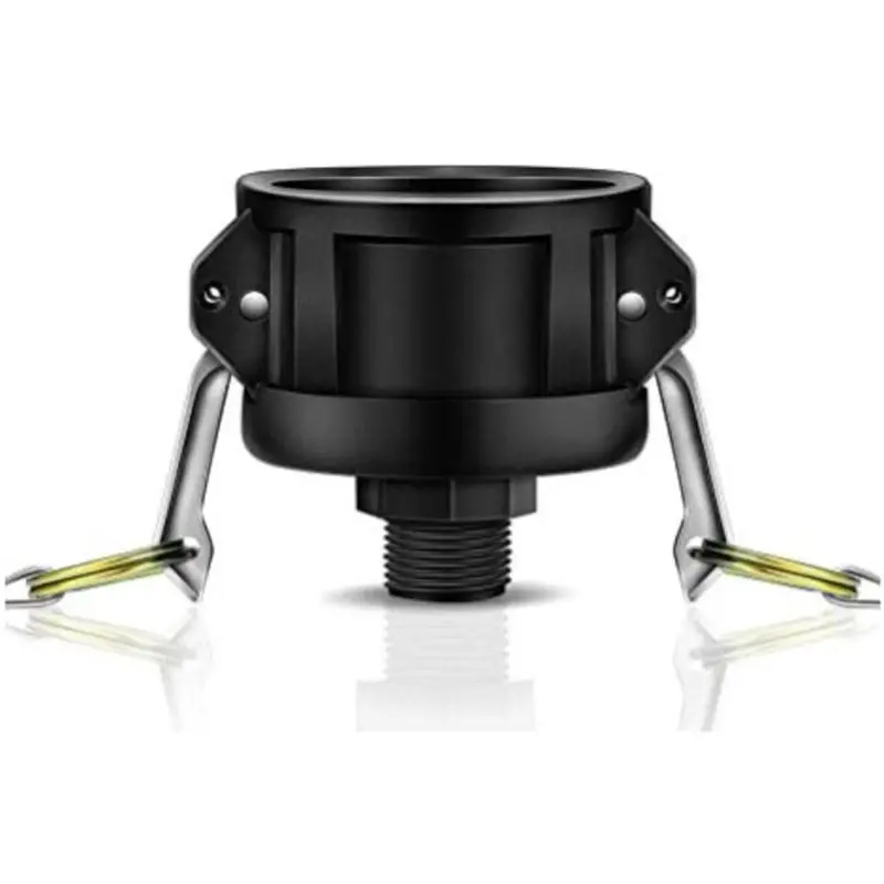 

AB51 IBC Tote Fittings For 275 330 Gallon Tote Tank-2 Inch Cam Lock Fittings-For 3/4 Inch Male Garden Thread IBC Tote Adapter