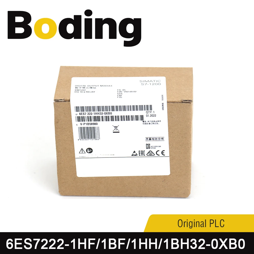 Boding Original PLC SM1222 6ES7222-1HF32-0XB0 6ES7222-1BF32-0XB0 6ES7222-1HH32-0XB0 6ES7222-1BH32-0XB0