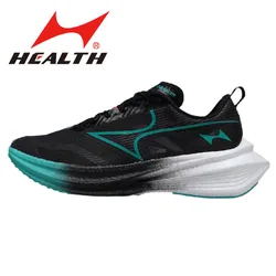 Health Designer Top Men Professional Marathon Shoes Breathable All Carbon Plate Ultra Light KM Running Training Sneakers Unisex