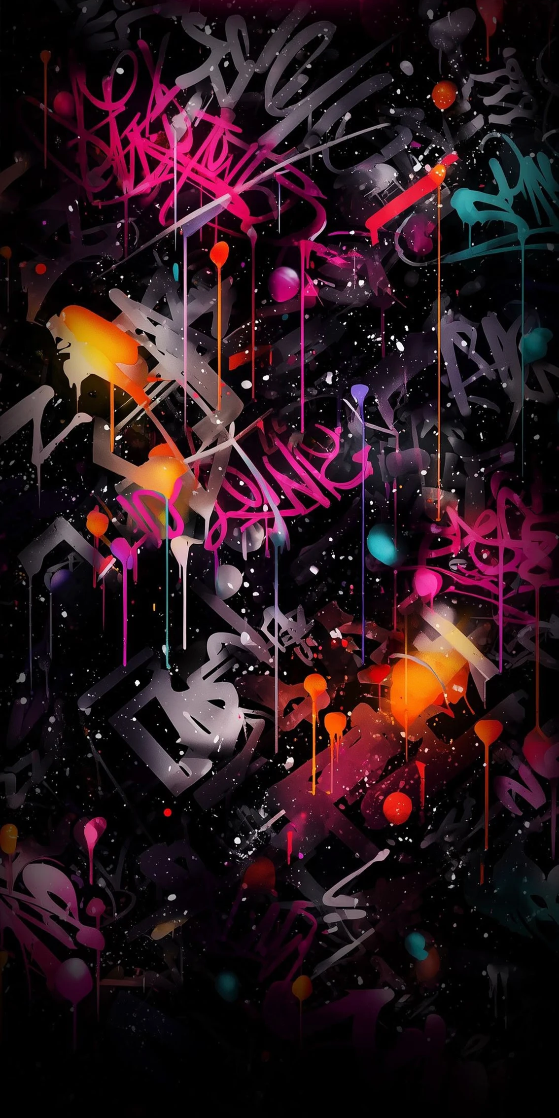 ElecStric Scooter Anti-slip Sticker Sandpaper Skateboard Grip Tape Sheet 60*30cm Abstract Graffiti Pattern Featuring Starry Sky