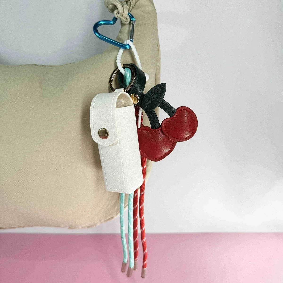 

Подвески для сумки, роскошная цепочка для сумки, подвеска с вишней для сумки Dior, женская сумка, брелок для ключей, мужской рюкзак, украшение для кошелька