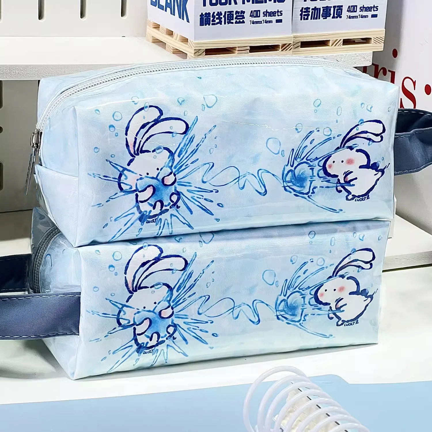 Kawaii Cute Aesthetic High Capacity Pen Pouch Bag Pencil Case Pencil Holder