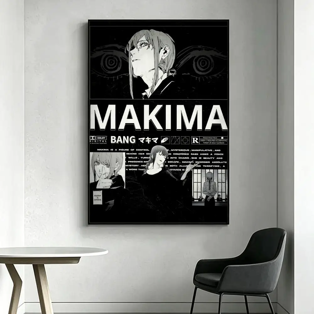 Anime C-Chainsaw M-Man Poster HD-Kunstdruck, wasserfest, selbstklebend, Wanddekoration, Heimdekoration (Wohnzimmer, Schlafzimmer, Bar), ästhetisch – Detail 23
