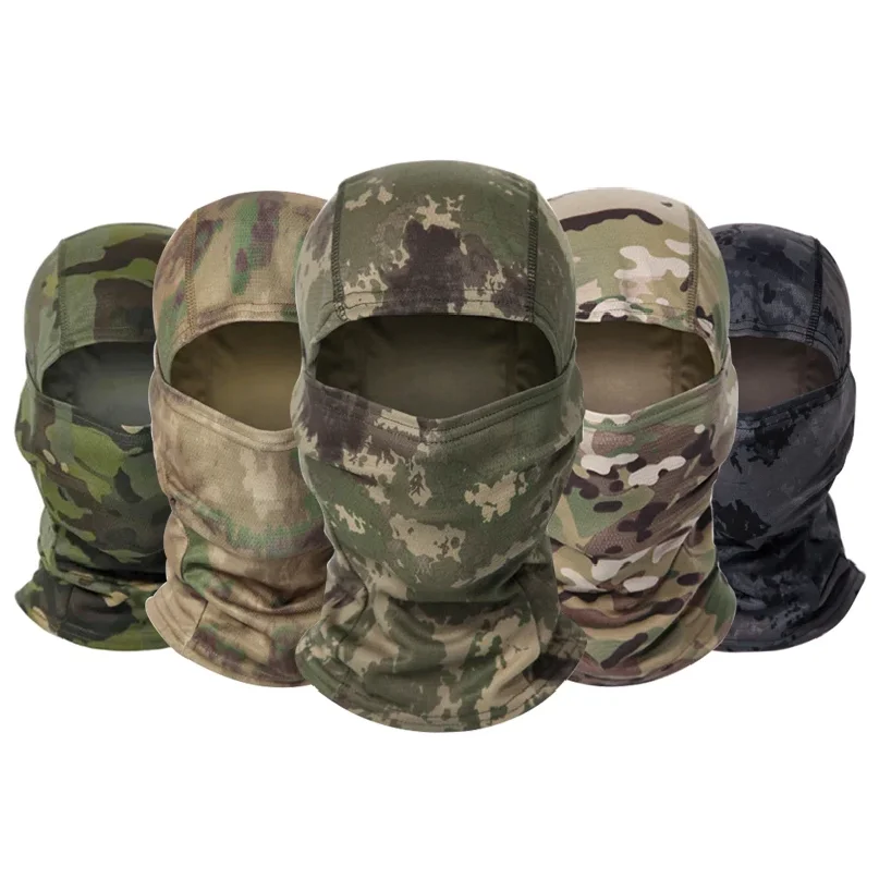 Camouflage Balaclava Hat Cycling Full Face Mask Outdoor Sports Hunting Hiking Ski Mask motorcycle Helmet Inner Cap