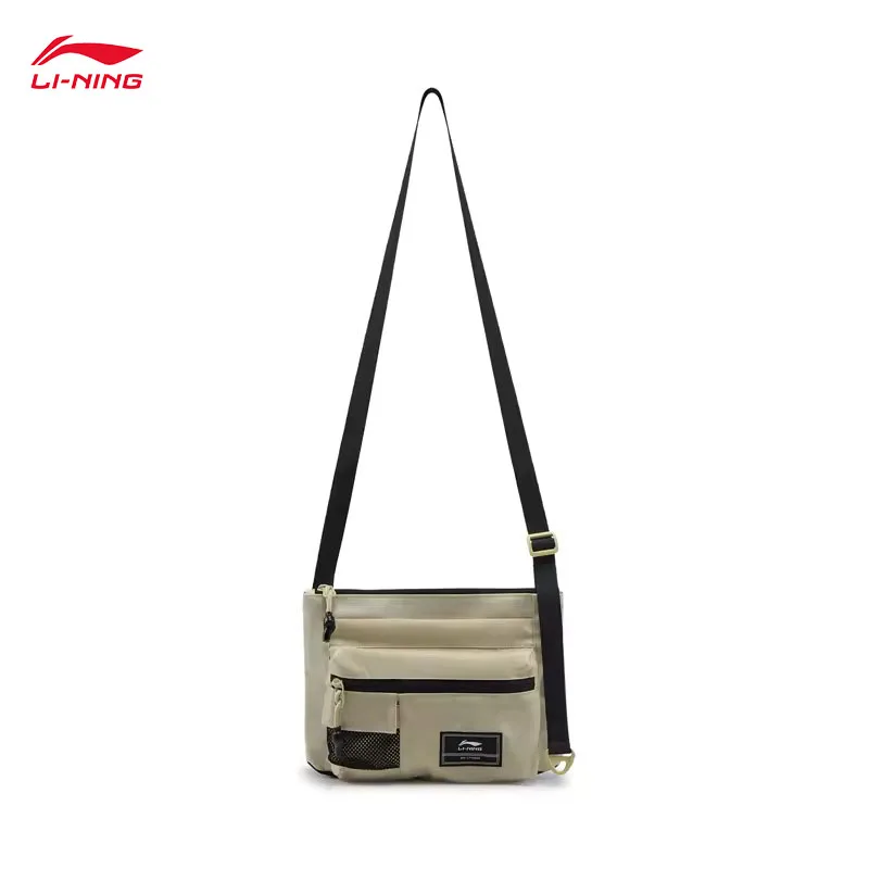 

LI-NING Sports Life Series Unisex Crossbody Bag lightweight Stylish storage leisure Bags ABDV291