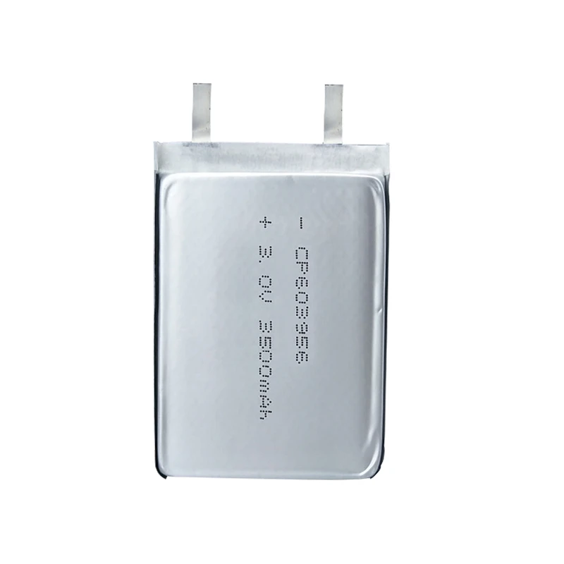 

3.0v lithium manganese pouch battery CP603956 3.0v 3500mah for medical device & smoke detector customization available