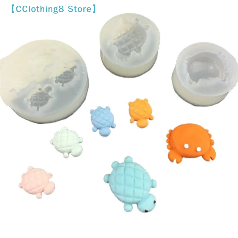 Turtle Resin Jewelry Mold Sea Turtle Silicone Keychain Mold Silicone Mold Keychain Making Jewelry Casting Supplies【AliS8】 - view 6