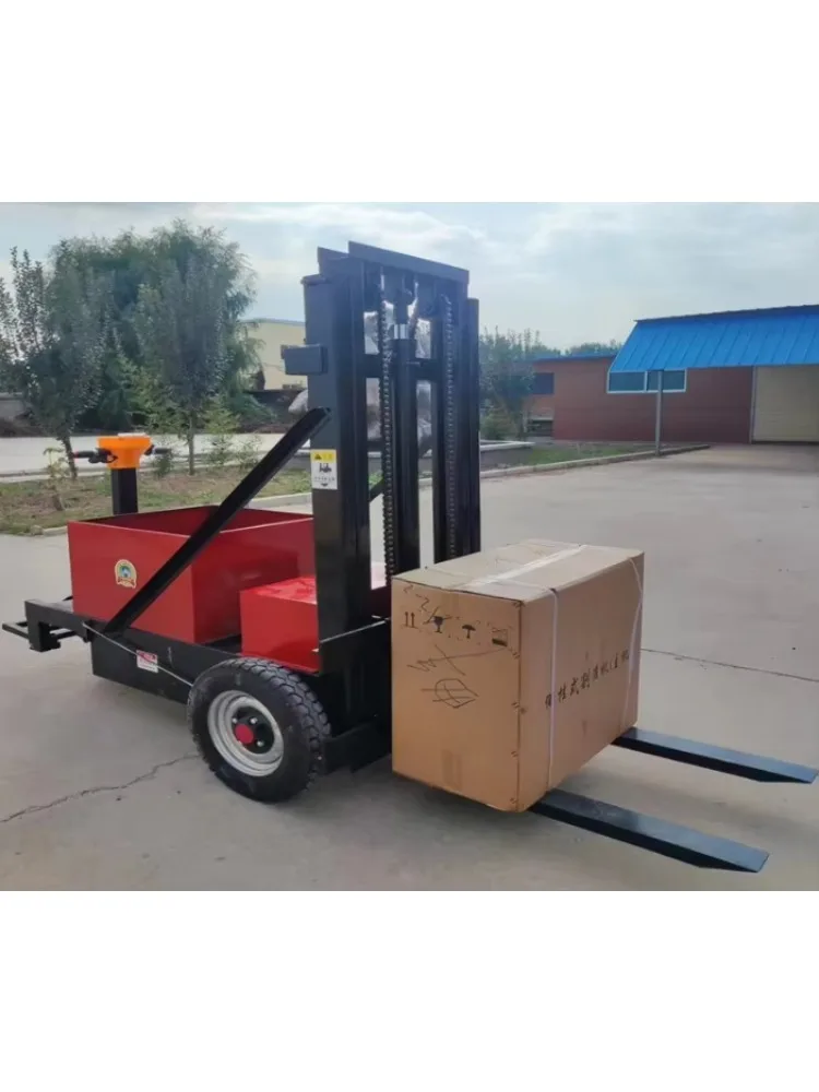 

500KG Small Vertical Material Handling Electric Forklift Vertical Drive Pallet Stacker