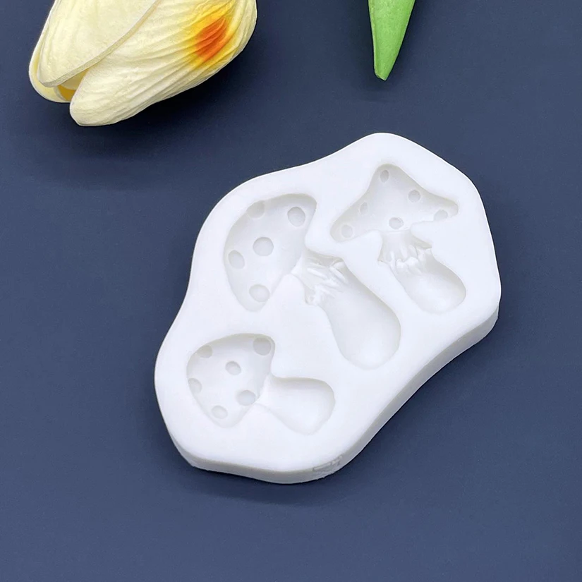 Mushroom Silicone Cake Baking Mold Sugarcraft Chocolate Cupcake Resin Tools Fondant Decorating Tools