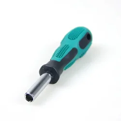 Bit Holding Screwdriver with Soft Finish Handle,1/4
