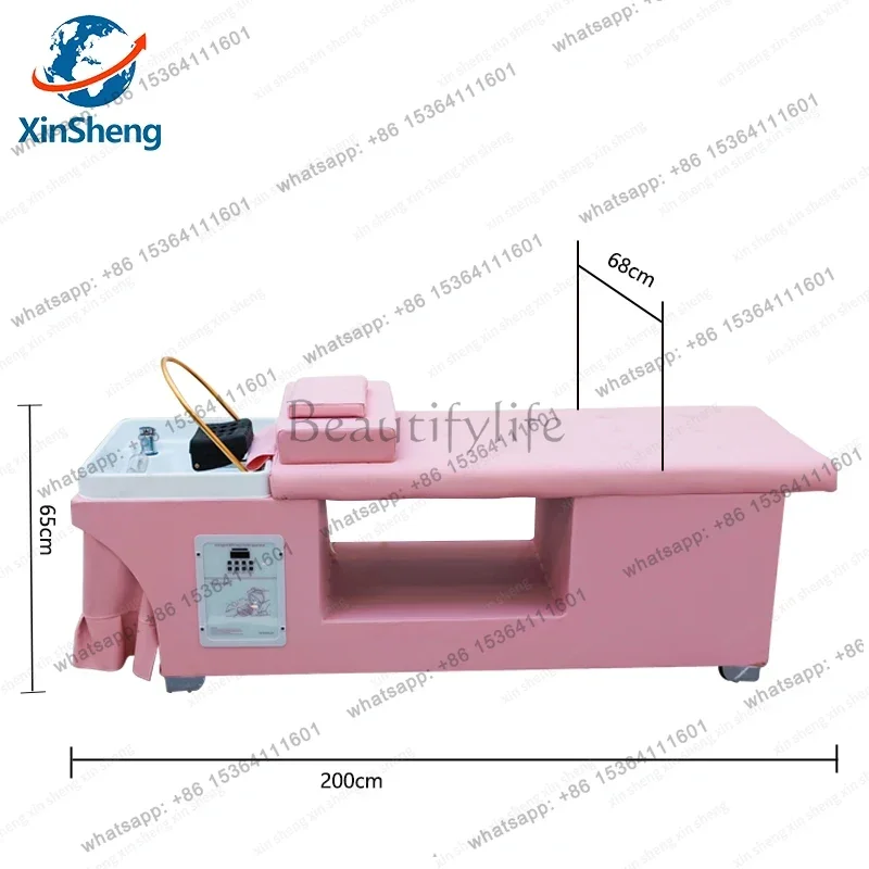 Hair Wash & Head SPA Fumigation Shampoo Bed Beauty Salon Massage Table Massage Beds Barber Shop Commercial Furniture 6