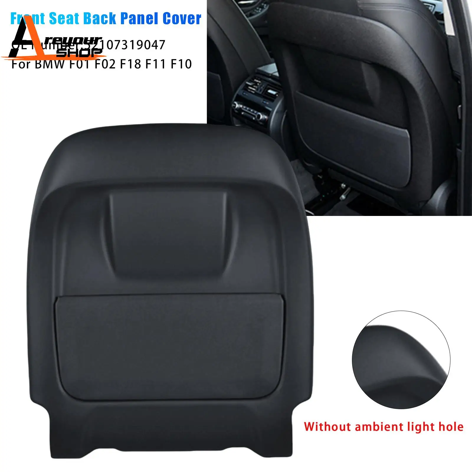 

Front Seat Back Panel Cover 52107319047 for BMW X5 F15 X6 M F86 2014 2015 2016 2017 2018