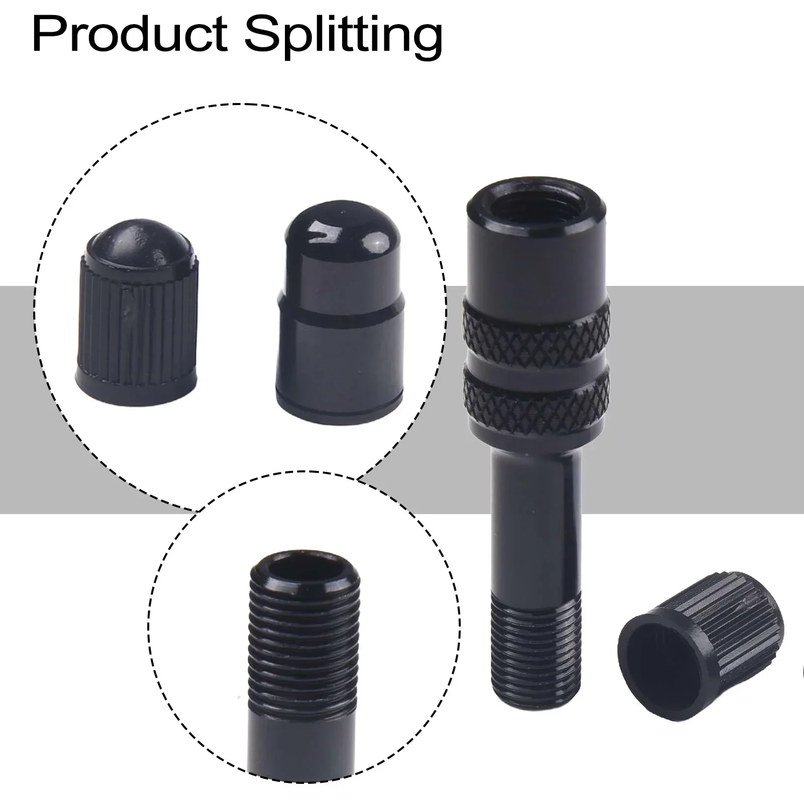 

New Inflatable Extension Bicycle Components & Parts Inflatable Valve Adapter AV Extension Conversion Nozzle Ununiversal