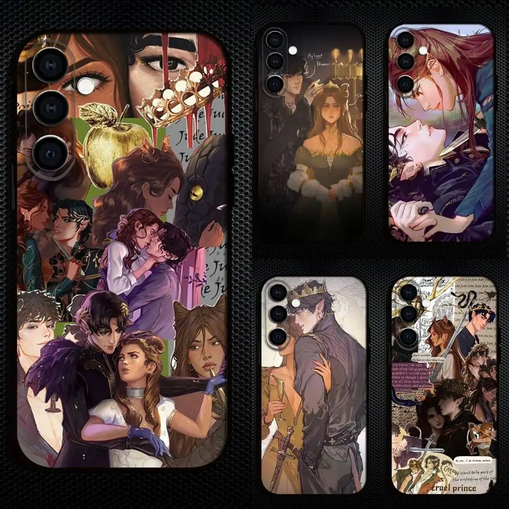 

The C-Cruel Prince Jude And Cardan Phone Case For Samsung Galaxy A73,A72,A71,A70,A53,A52,A51,Others Soft Black Cover