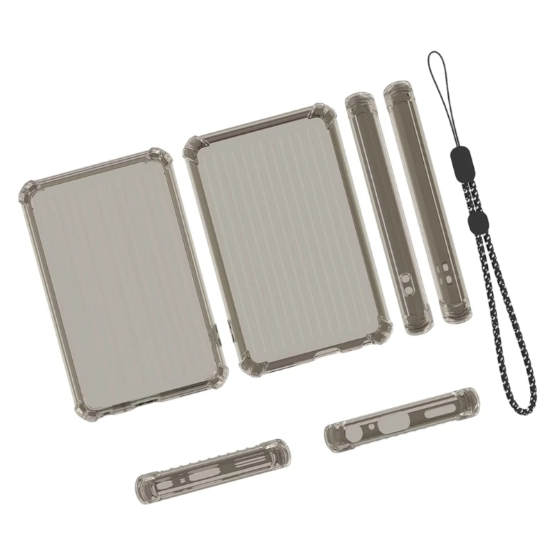 Tragbare Player-Abdeckung mit Eckenschutz, Headset-Anschlussöffnungen, enger Passform und Handgelenkschlaufe für Innioasis – Detail 1