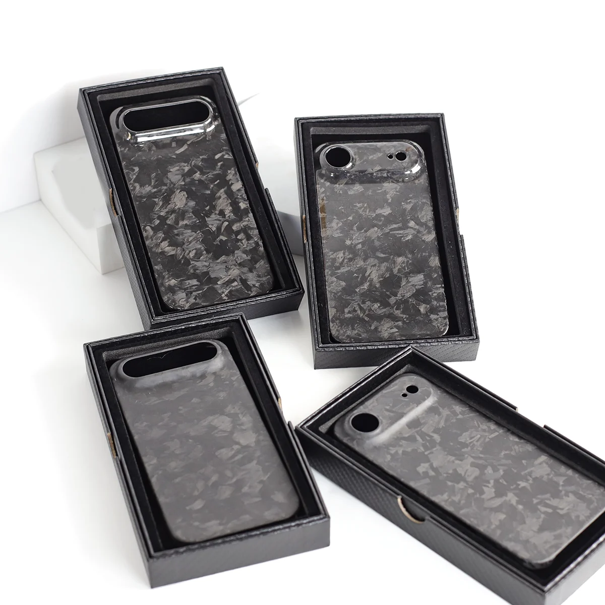 

100% Real Forged Carbon Fiber Case for iPhone Air case forged pattern design 17pro Ultra-thin Lightweight Durable Sturdy