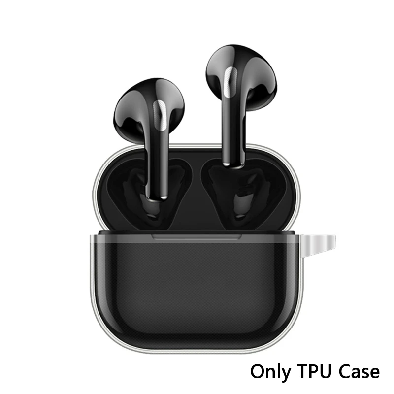 Penutup Jernih Tahan Benturan Cocok untuk Lenovo Livepeds LP5 /LP40 Pr Earphone Tahan Air Casing Pelindung Headphone Casing Antiselip
