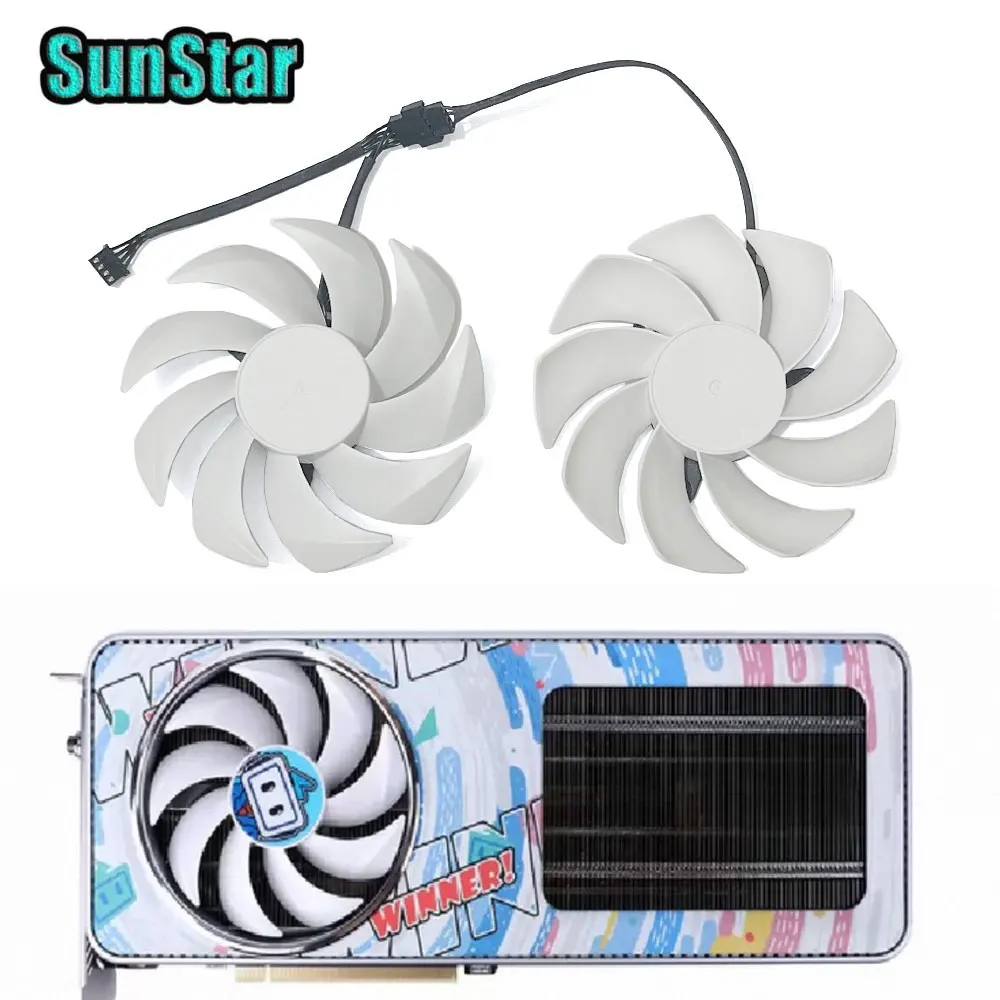 GPU nuevo RTX 3060 89MM 4PIN ventilador de refrigeración de tarjeta de vídeo para colorido Geforce RTX 3060Ti 3060 RTX 3070 ventilador de tarjeta gráfica de repuesto