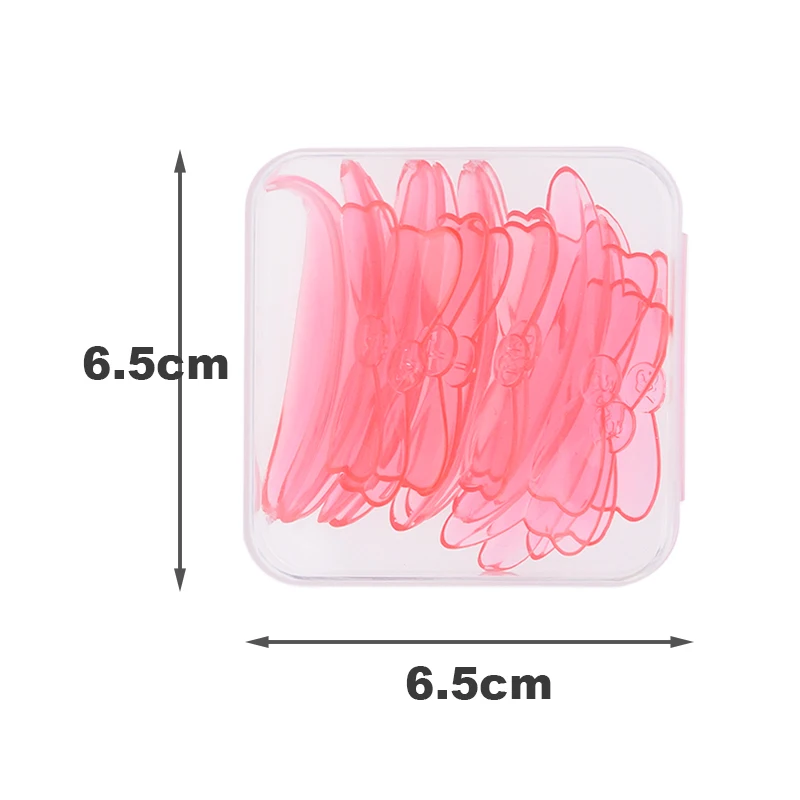 5 Pairs Butterfly-shape Silicone Eyelash Perm Pads Sticky Lashes Rods Shield Lifting 3D Eyelash Curler Accessories Makeup Tools