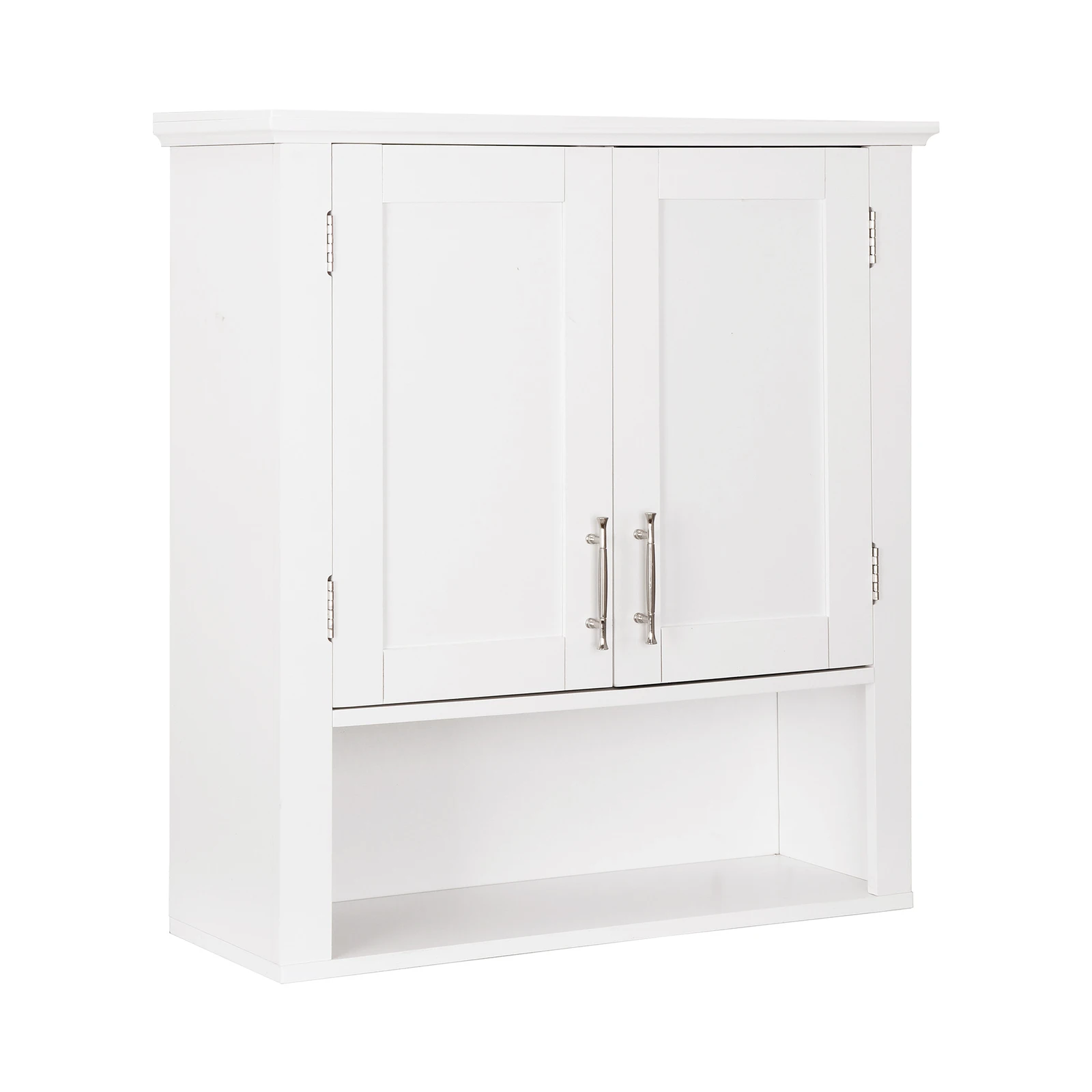 

Bathroom Wall Cabinet Over Toilet Storage with 2 Doors Shelves Medicine Organizer Space Saving Bathroom Storage Cabinet