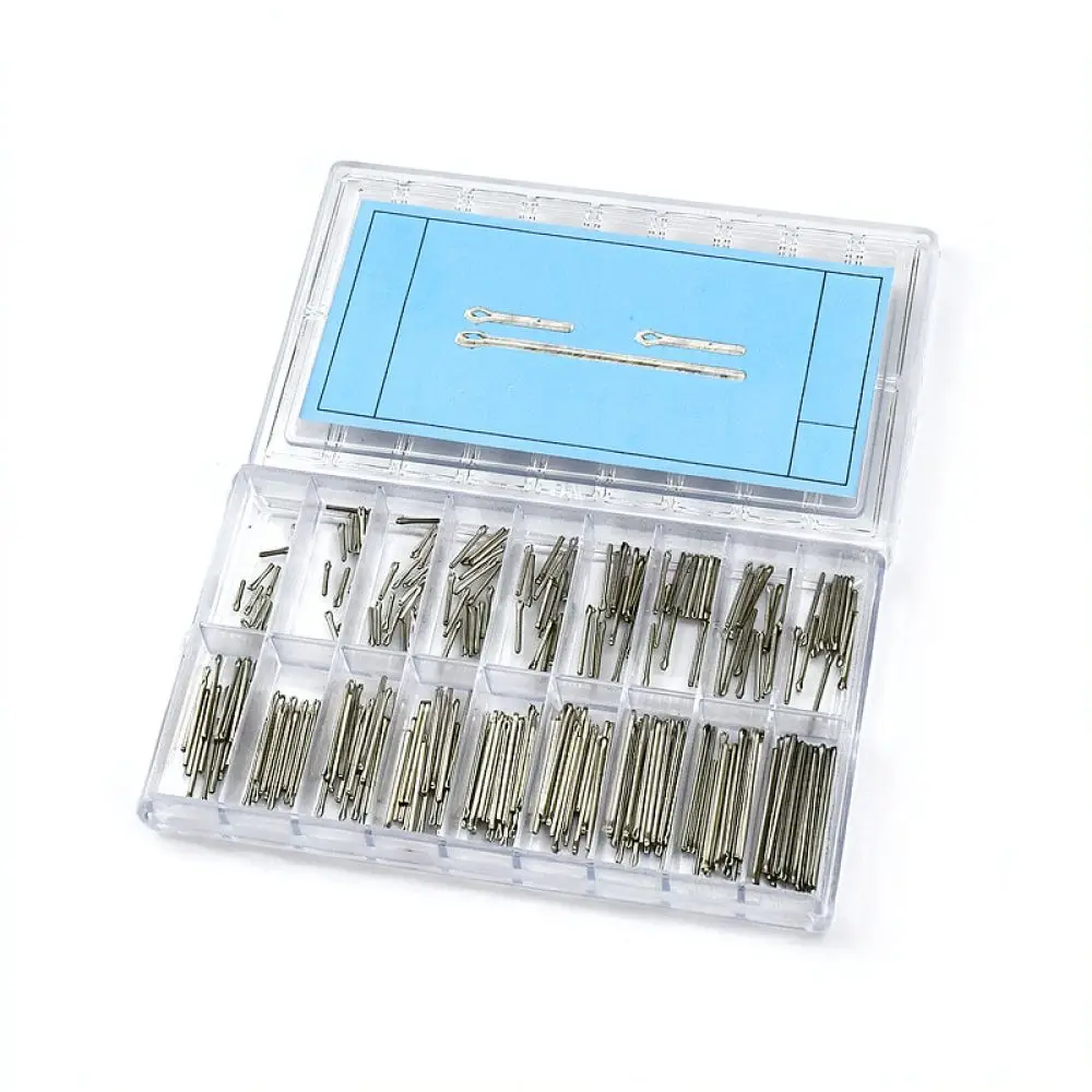 Watch Strap Split Pins Tool Set Stainless Steel Repair Assortment Kit Bracelet Link Fixing Rods Pins For Wristwatch Maintenance