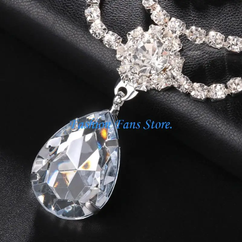 Shimmering Fringe Shoulder Necklace Sturdy Alloy Material Shoulder Accessory Suitable For Individualized Expression