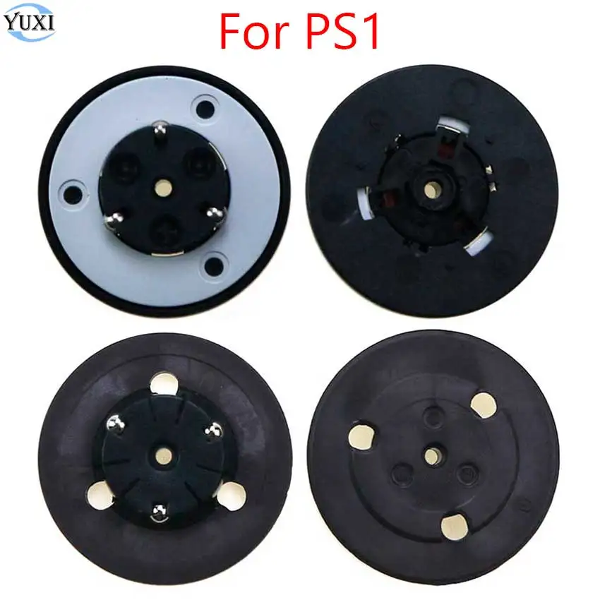 

YuXi For PS1 Laser Plastic Head Motor Cover Cap For PS 1 Spindle Hub Turntable CD Holder Disc Cover ABS Frame