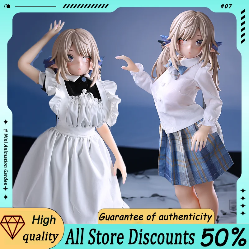 

Elf World 50CM imported silicone doll BJD doll detachable head carving desktop collection model toy